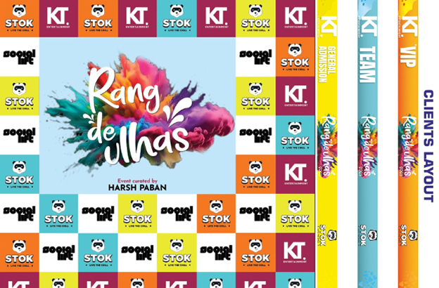 Collage of work for Rang De Ulhas